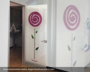 design porta in vetro