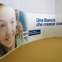 gigantografia per allestimento fiera