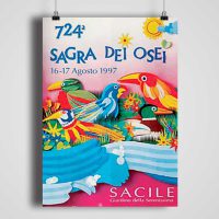 manifesto «sagra dei osei» Sacile